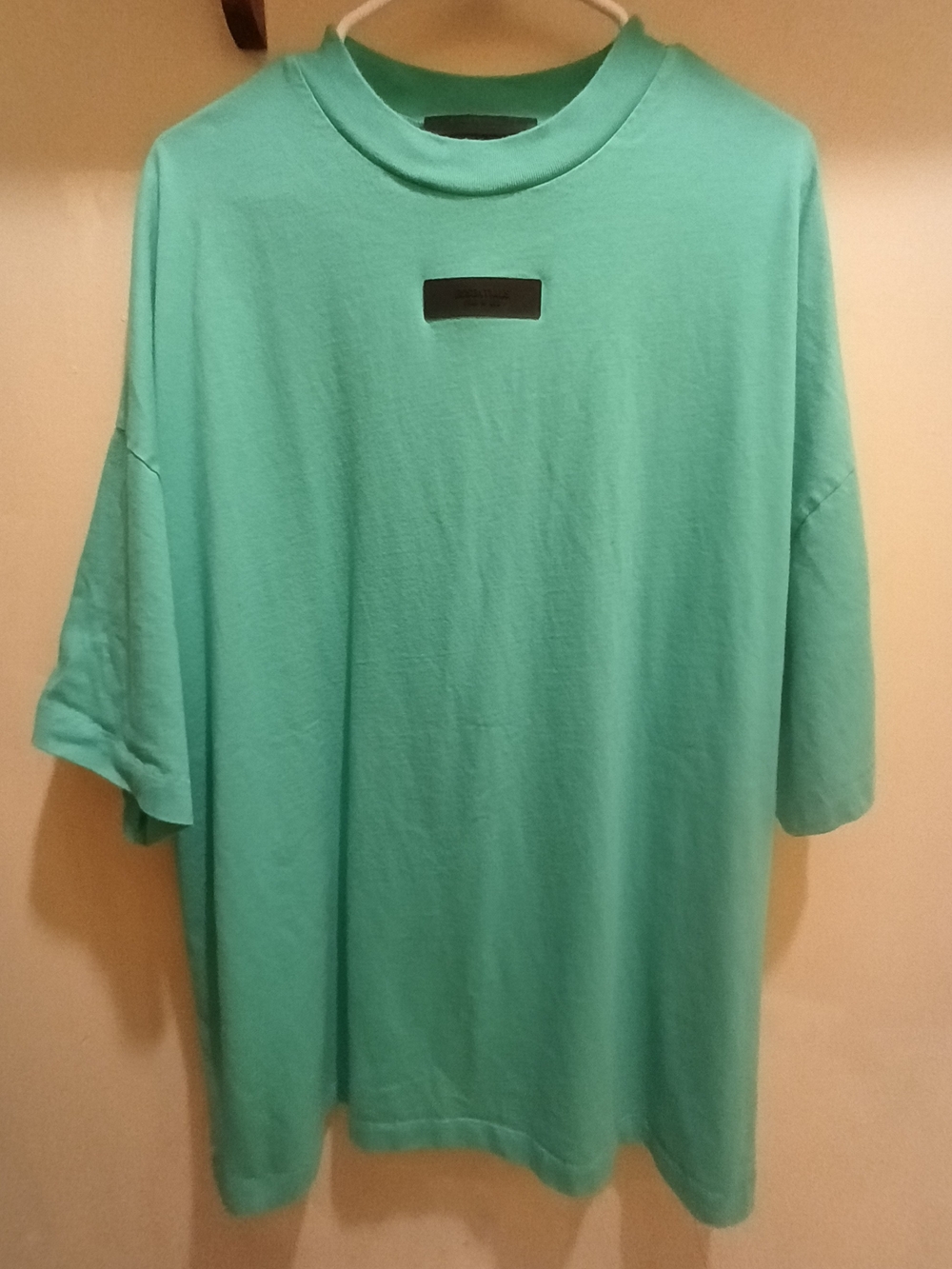 Fear of God Essentials Green Oversized Crewneck Tee
